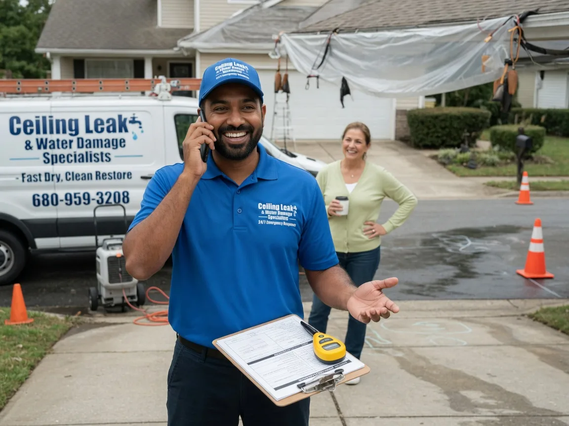 Ceiling Leak Cleanup Withams, VA FAQs